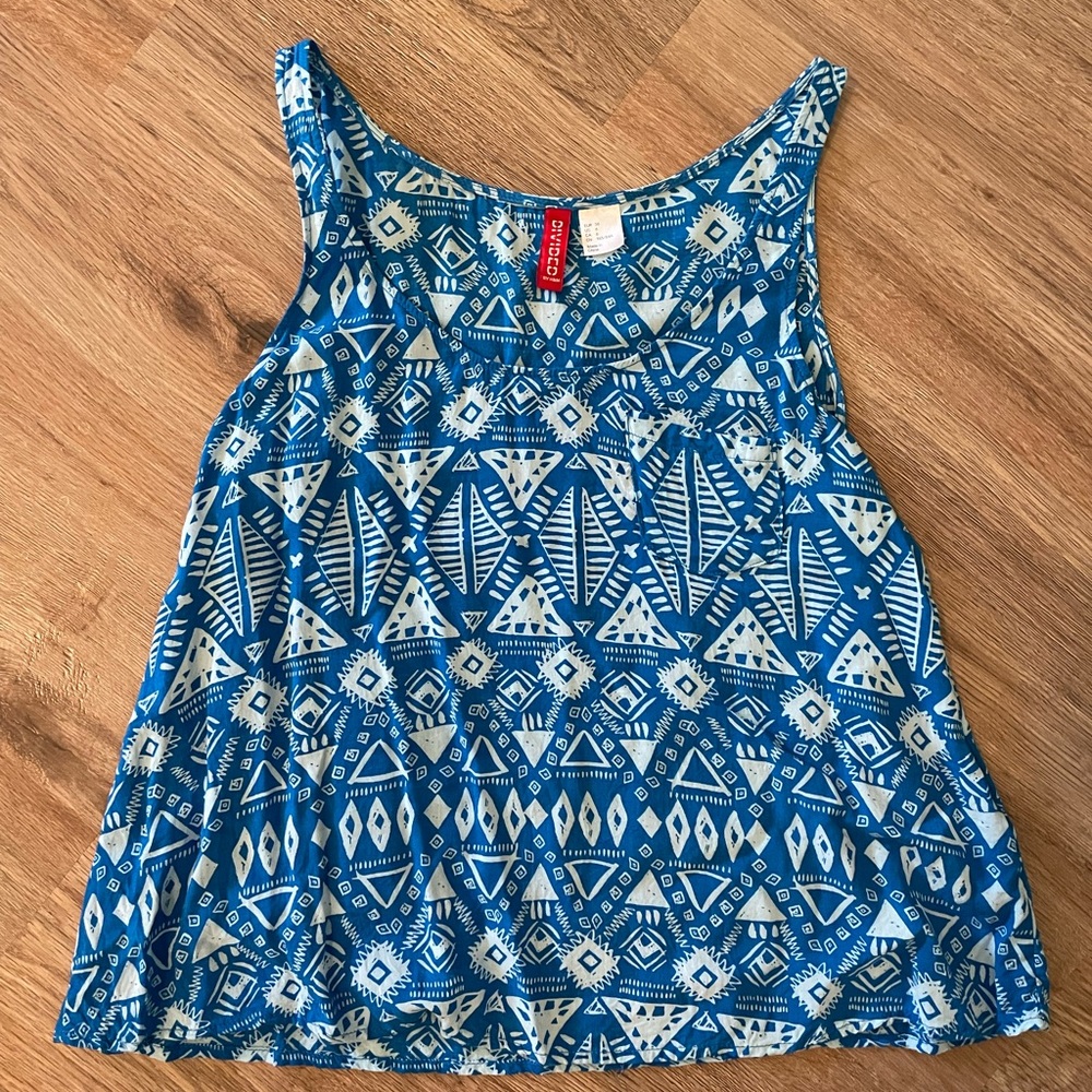 Lightweight Blue Tank Top From H&M